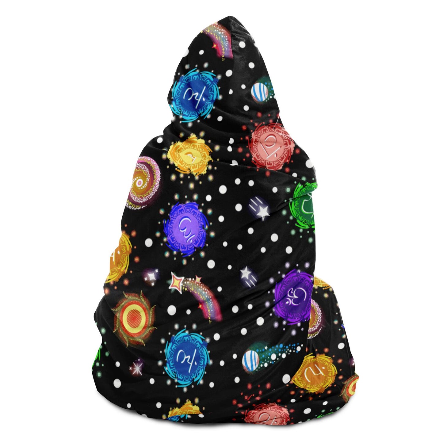 Cosmic Chakra Hooded Blanket