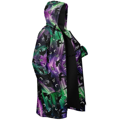 Northern Raven Fleece Zipper Cloak