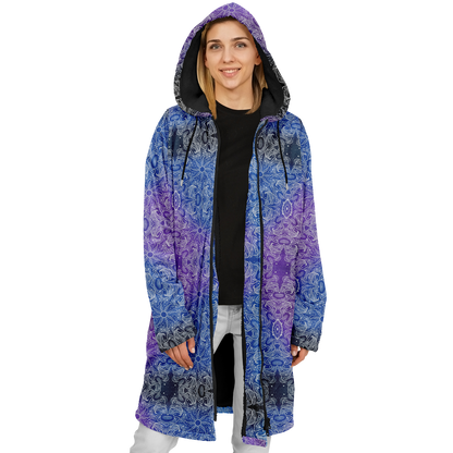 Zen Mandala Fleece Zipper Cloak