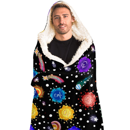 Cosmic Chakra Hooded Blanket