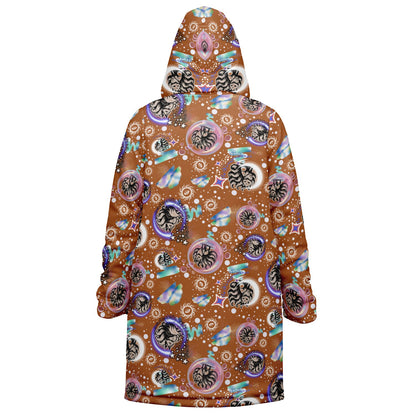 Cosmic Fox Fleece Zipper Cloak